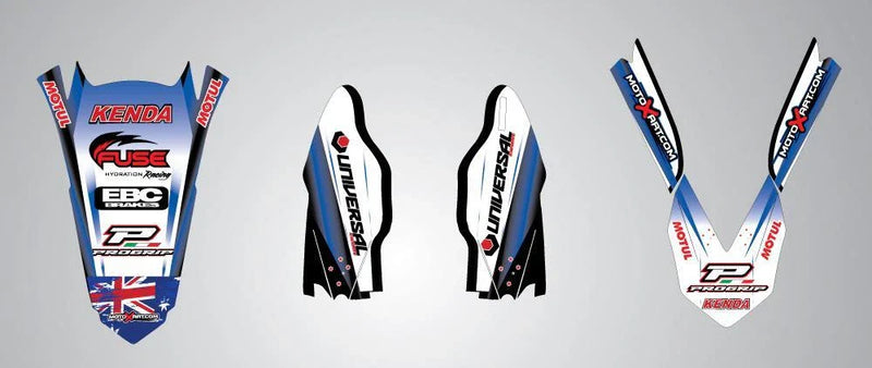 Yamaha YZF 450 Trim Kit Aussie Pride Style Decals (2014-2017)