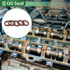 Make Model Oil Seal 35x45x7mm 5 Pcs Brown Fluorine Rubber Seal Ring
