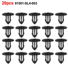Civic Del Sol Clip / 10mm / Cowl Grille Clip Nylon Stem 20pcs
