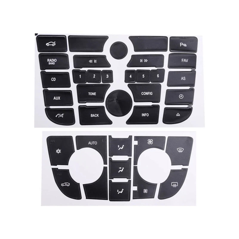 Vauxhall Astra Opel Astra J Button Repair Decal (2009-2015)