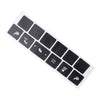 Jeep Cherokee Heated Seat Traction Button Decal Sticker Set (2005-2009)