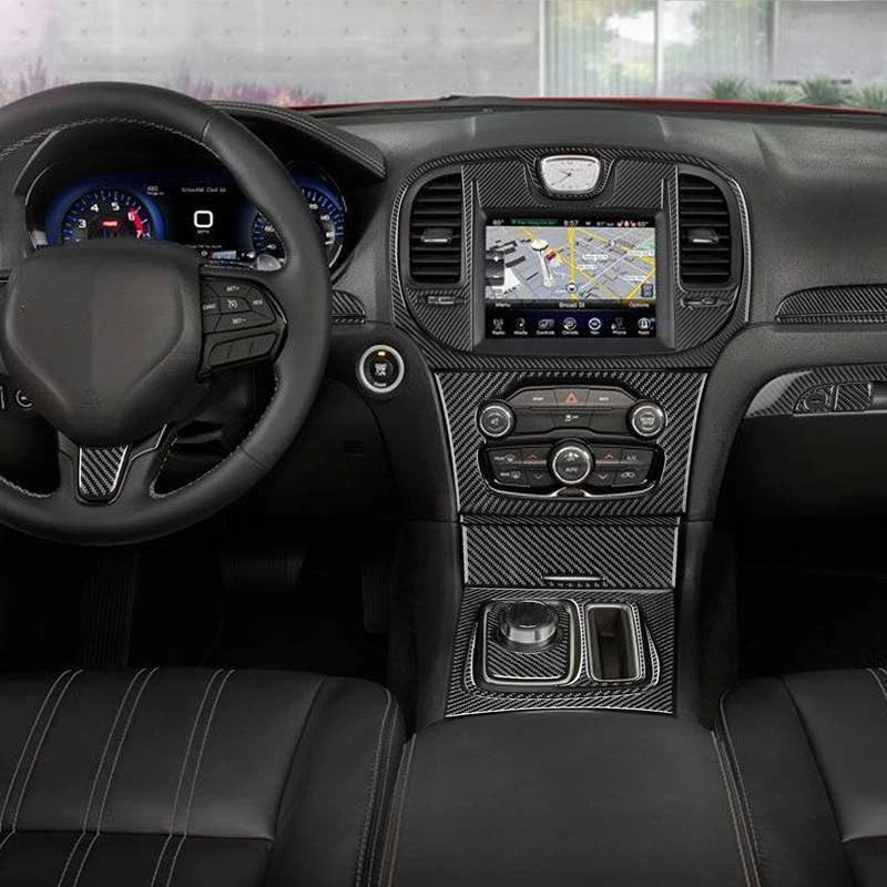 Chrysler 300 2011-2023 Real Carbon Fiber Interior Full Set Cover Trim Kit