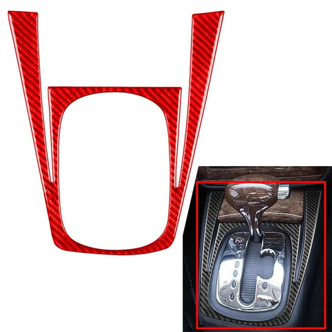 Volkswagen Passat Carbon Fiber Red Gear Shift Panel Cover Trim (2001-2005)