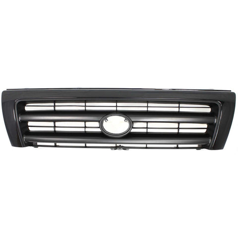 Grille For 1998-2000 Toyota Tacoma Plastic Black Shell