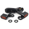 Motorcycle Handlebar Kit Mini LED Turn Signal Indicator Amber Light