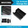 Isuzu D-Max DMAX Black Center Console Armrest Storage Box Tray (2012-2023)