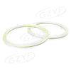 Car 90mm Pure White LED Halo Lamp Angel Eyes Ring Fog Light (12V-24V)