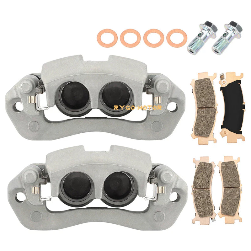 Honda Pioneer 1000 Front Left + Right Brake Calipers w/pads (2016–23)