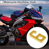 Motorcycle Square Aluminum Alloy Motorcycle Hanging Hook 74mm Length 1 Set