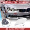 BMW 320i White 1 Pc Tow Hook Cover (2016-2018)