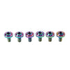 Bike Motorcycle 6 x M5x15mm Titanium Bolts Truss Torx Screws