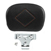 Harley Touring Road Electra Glide Black Rear Passenger Backrest Pad (2009-2023)