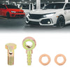 Motorcycle Car 8mm Banjo Hose Barb Bolt Fittings Banjo Bolt Washer Kit