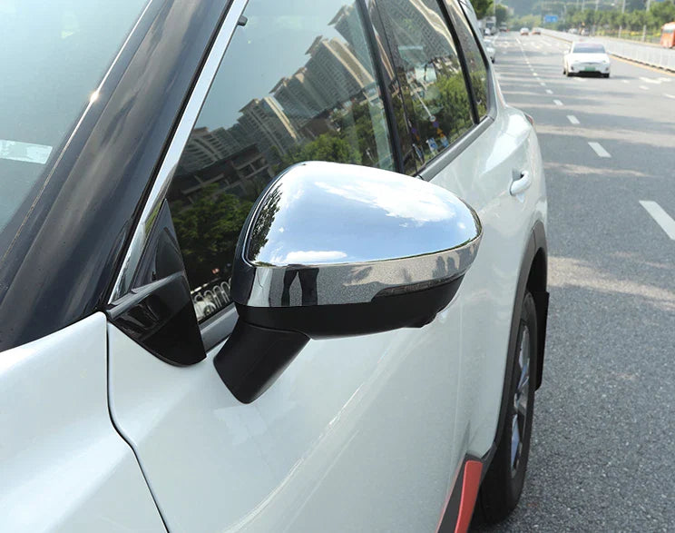 Nissan Rogue (2021-2023) 2 x Pairs Chrome Side Rearview Mirror Cover Trim