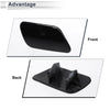 BMW 740i Black Front Right Side Bumper Headlight Washer Nozzle Cover Cap