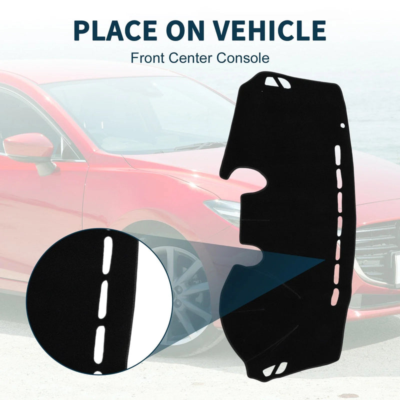 Mazda 2 Demio (2007-2014) Sun Protector Black Dashboard Cover Mat
