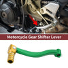 Kayo T6 Green Gold Tone Folding Motorcycle Gear Shifter Lever