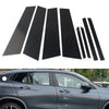 BMW X2 8 Pcs Black Car Door Window Pillar Post Covers (2018-2021)