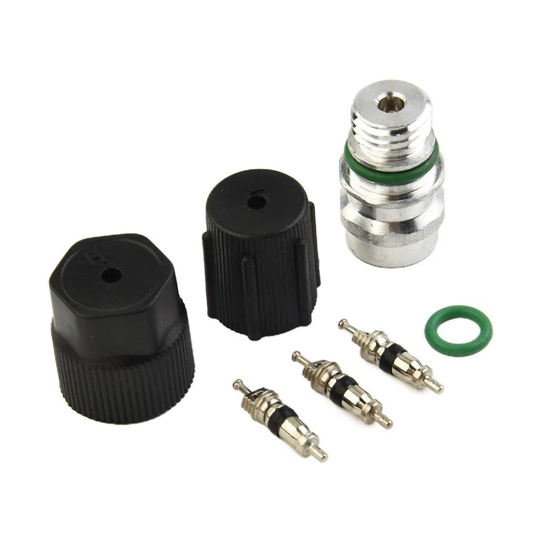 A / C System R134a Cap & Valve Cores Santech Seal