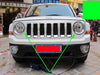 Jeep Patriot Chrome Head Tail Light Cover Trim Eyebrow (2012-2015)