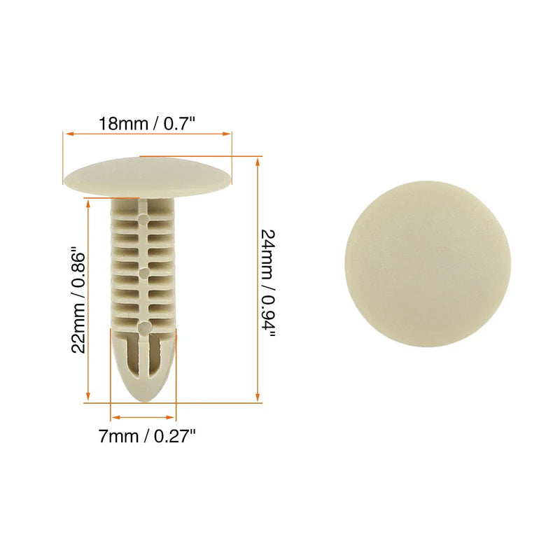 Toyota Bumper Retainer 40pcs Plastic Bolt Rivets Clips