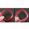 Fiat 500 2012-2019 Dry Carbon Fiber Steering Wheel Logo Cover Trim