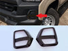 Chevrolet Colorado 2 x Black ABS Front Fog Light Lamp Cover Trim (2023-2025)