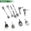 Jeep 10 x Suspension Kit Tie Rod Ends Sway Bar Links (2007-2018)