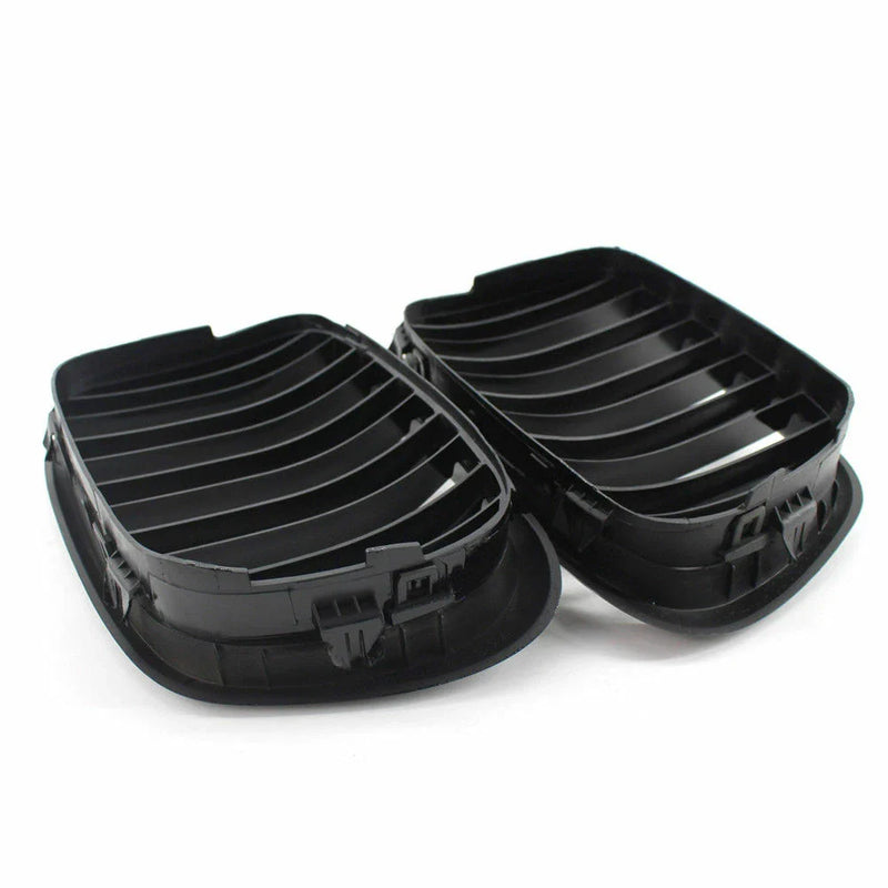 97-03 BMW E39 M5 525i 528i 530i 540i Gloss Black Front Hood Kidney Grille