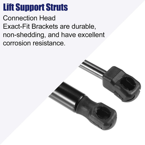 Chevrolet Malibu Black Front Hood Lift Support Gas Struts (2008-2012)