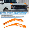 Ford Bronco 2021-2024 - Trail Sight Trim Orange Hood Hinge Cover