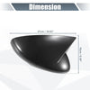 Ford Mustang Carbon Fiber Rearview Mirror Cover Overlay
