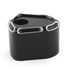 Harley Touring Street Road Glide Black Cut Ignition Switch Cover (2007-2013)