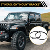 Jeep Wrangler TJ 7" Round Headlight Metal Ring (1997-2007)