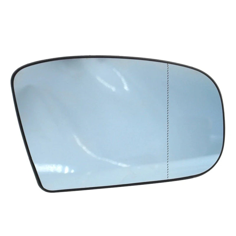 Benz S CL Class W220 W215 Right Blue Heated Side Mirror Glass with Plate