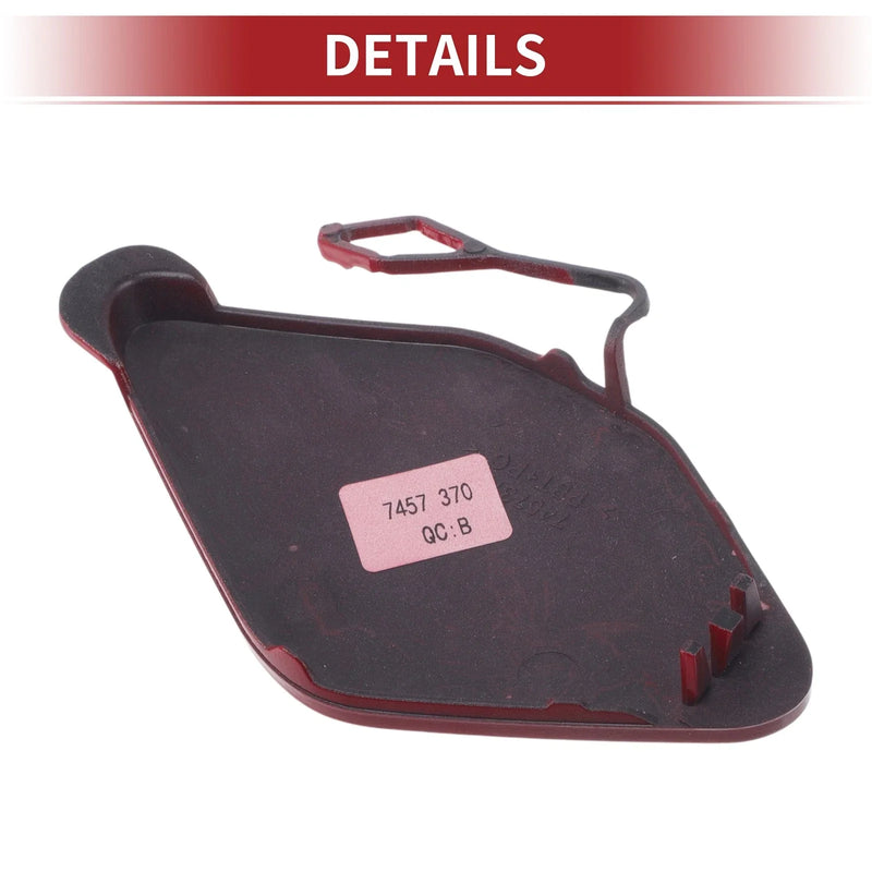 BMW 320i (2016-2018) Red Front Car Bumper Tow Hook Cover