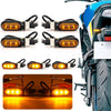 4 x Universal Motorcycle Dynamic LED Turn Signal Indicator Amber Light