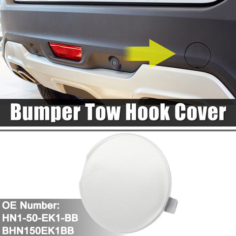 Mazda 3 (2014-2018) White Rear Right Bumper Tow Hook Cover