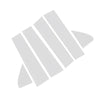 CHEVY Silverado GMC Sierra 1500 Silver Pillar Posts Window Trim 6X (2019-2024)