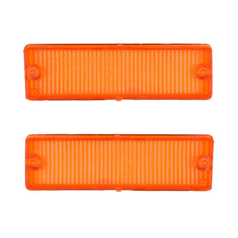 Front Bumper Light Lamp Cover Lens L+R Fits Nissan Navara D21 Pickup 1986-97 D06