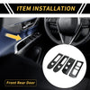 Toyota Tacoma Set Carbon Fiber Pattern Front Door Window Switch Trim (2024–2024)