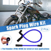 Harley-Davidson Dyna FXD Softail 2 x Spark Plug Wire 10.4mm 10mm