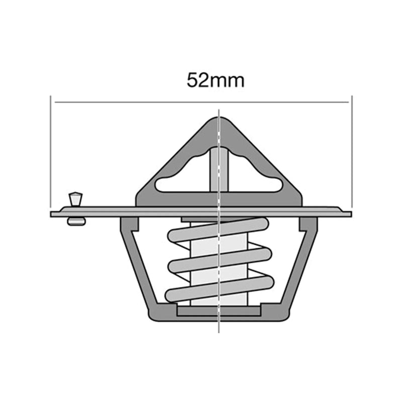 Thermostat Toyota Cressida MX32 MX36 MX62 6cyl 2.6L 4M 2.8L 5M-E (1976–1983)