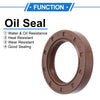 Oil Seal / 30x45x8mm / Rotary Shaft Seal FKM Rubber Brown 2 x
