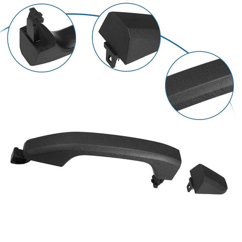 Chevrolet GMC Black Textured Rear Door Handle (2007-2014)