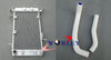 SUZUKI LTZ400 KFX400 DVX400 Aluminum Radiator + Hose (2003-2008)