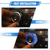 Toyota 4Runner (2010-2022) Blue 5 x AC Climate Control Knob Rings