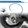 Make Model 90cm Motorcycle Brake Clutch Oil Hose Line Blue