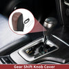 Subaru XV Crosstrek Brown Carbon Fiber Gear Shift Knob Cover (2013-2015)