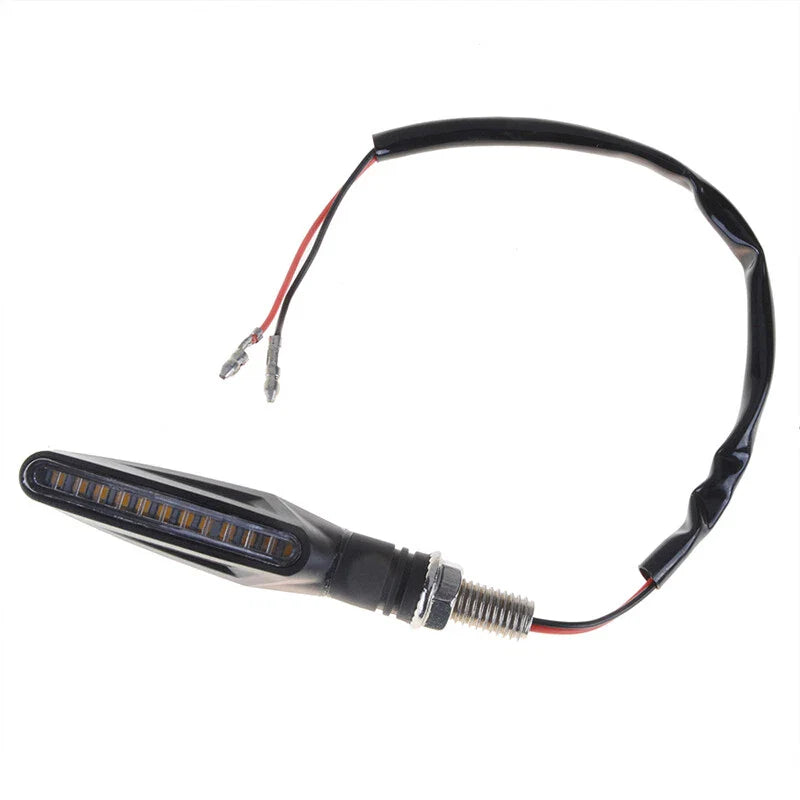 Suzuki DRZ400S 2 x Motorcycle Flowing Turn Signal Lights Amber (2000-2023)